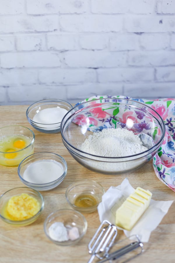 ingredients to make bunny cake recipe 