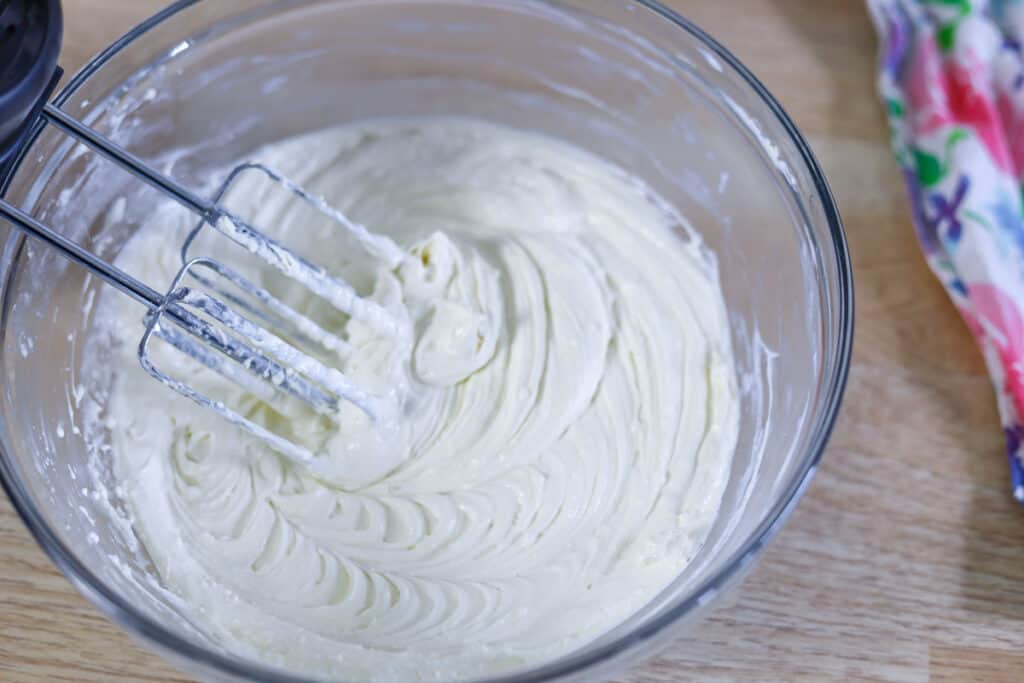 making the frosting 