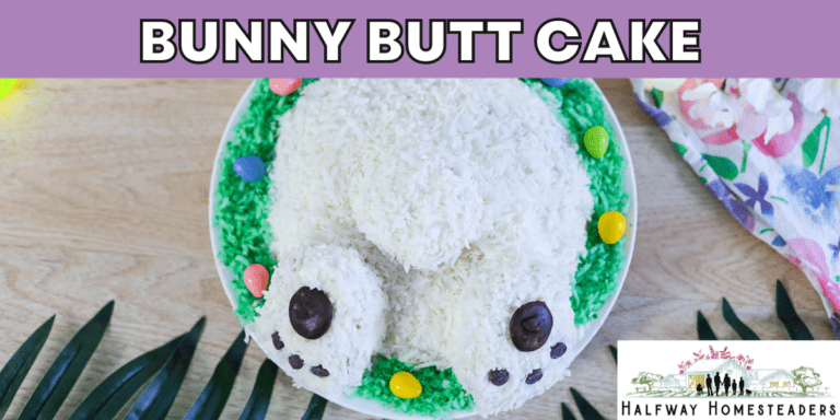 bunny butt cake 1