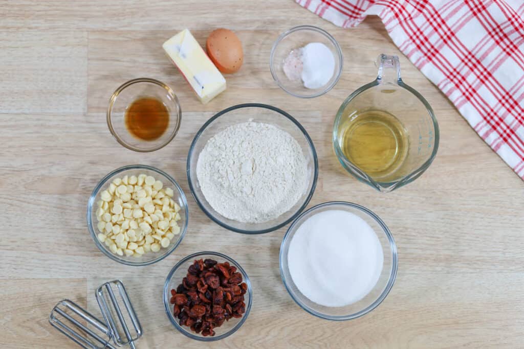 ingredients needed to make boozy cookies