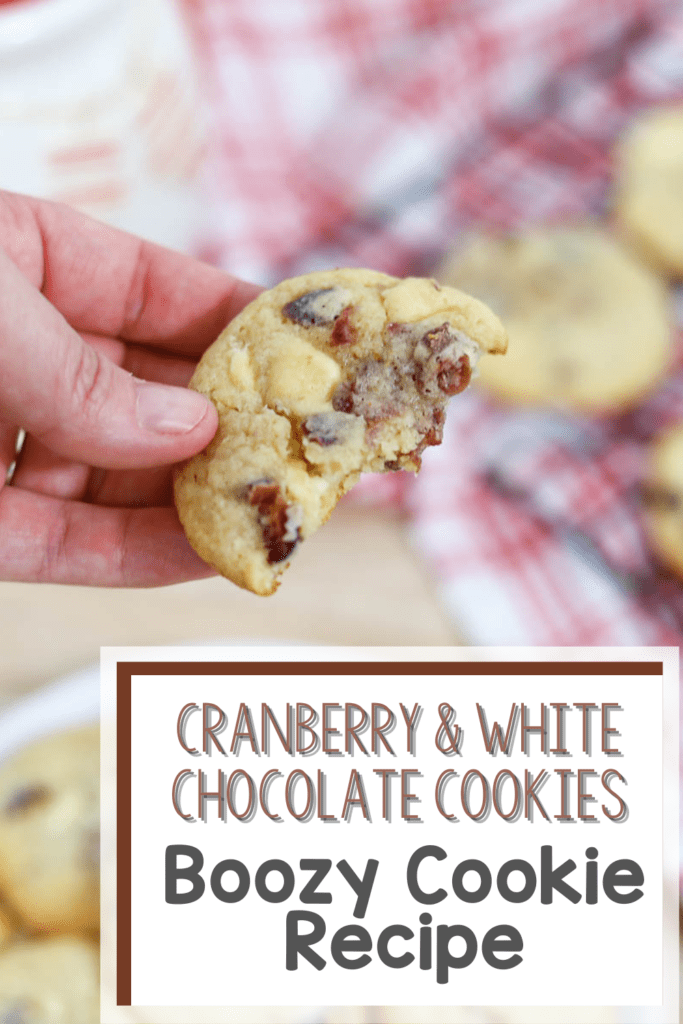 boozy cranberry cookie recipe